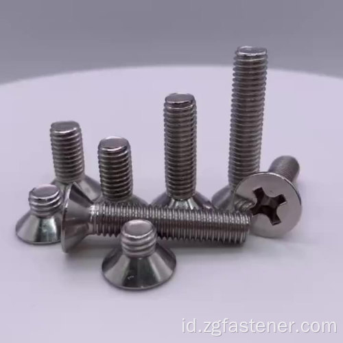 DIN965 Cross Recesed Counterk Head Screws DIN965